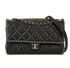 Chanel Chain Around Jumbo Single Flap, &pound;3,500, Handbags, Black, Leather, Front view